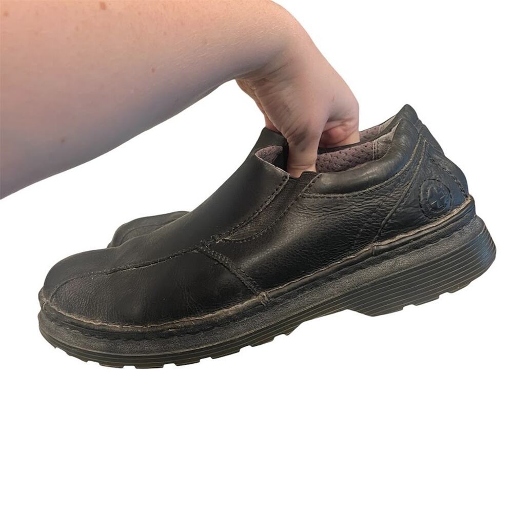 Dr. Martens Tevin Slip On Black Leather Loafer Comfort Mens 10